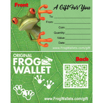Frog Wallet Gift Card